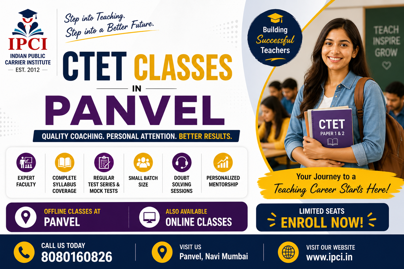 Best CTET Classes in Panvel | CTET Coaching 2026 | Paper 1 & 2 Preparation