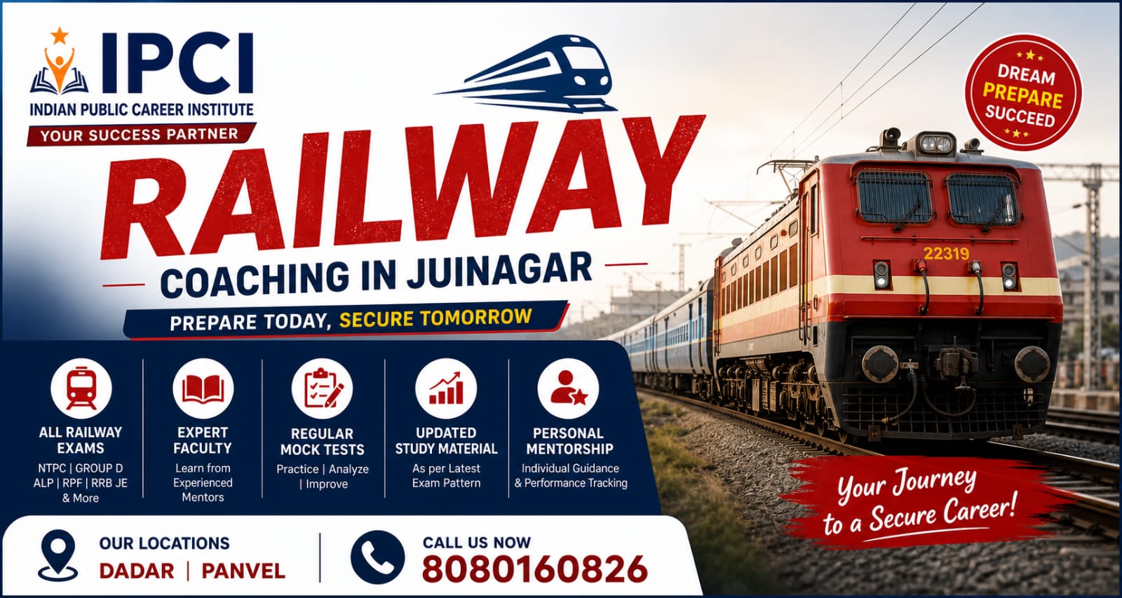 Railway Coaching in Juinagar | RRB NTPC, Group D & ALP Classes