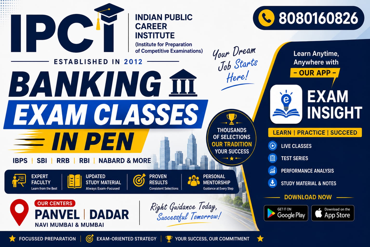Best Banking Coaching in Pen | IBPS, SBI & RBI Exam Classes
