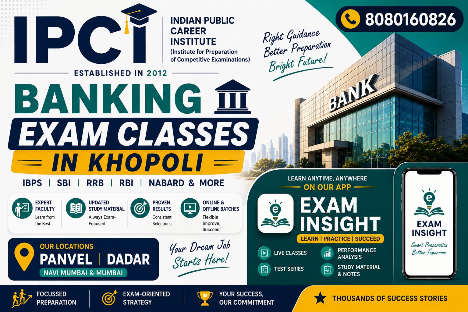 Best Banking Coaching in Khopoli for IBPS, SBI & RBI Exams
