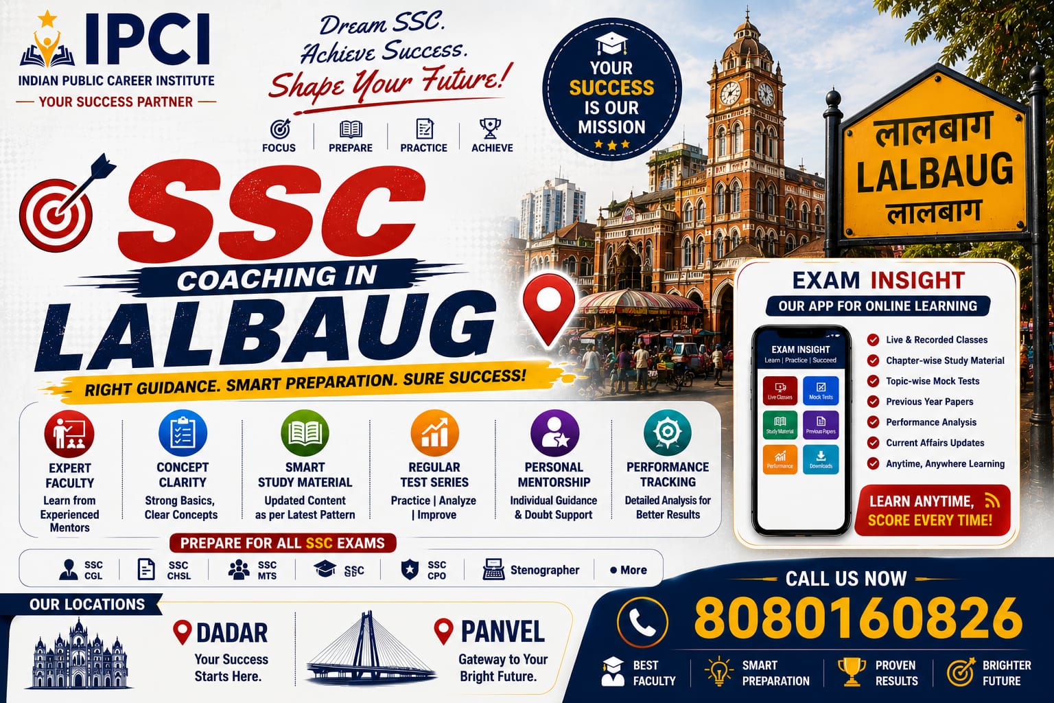 Best SSC Institution in Lalbaug for CGL, CHSL & MTS Exams