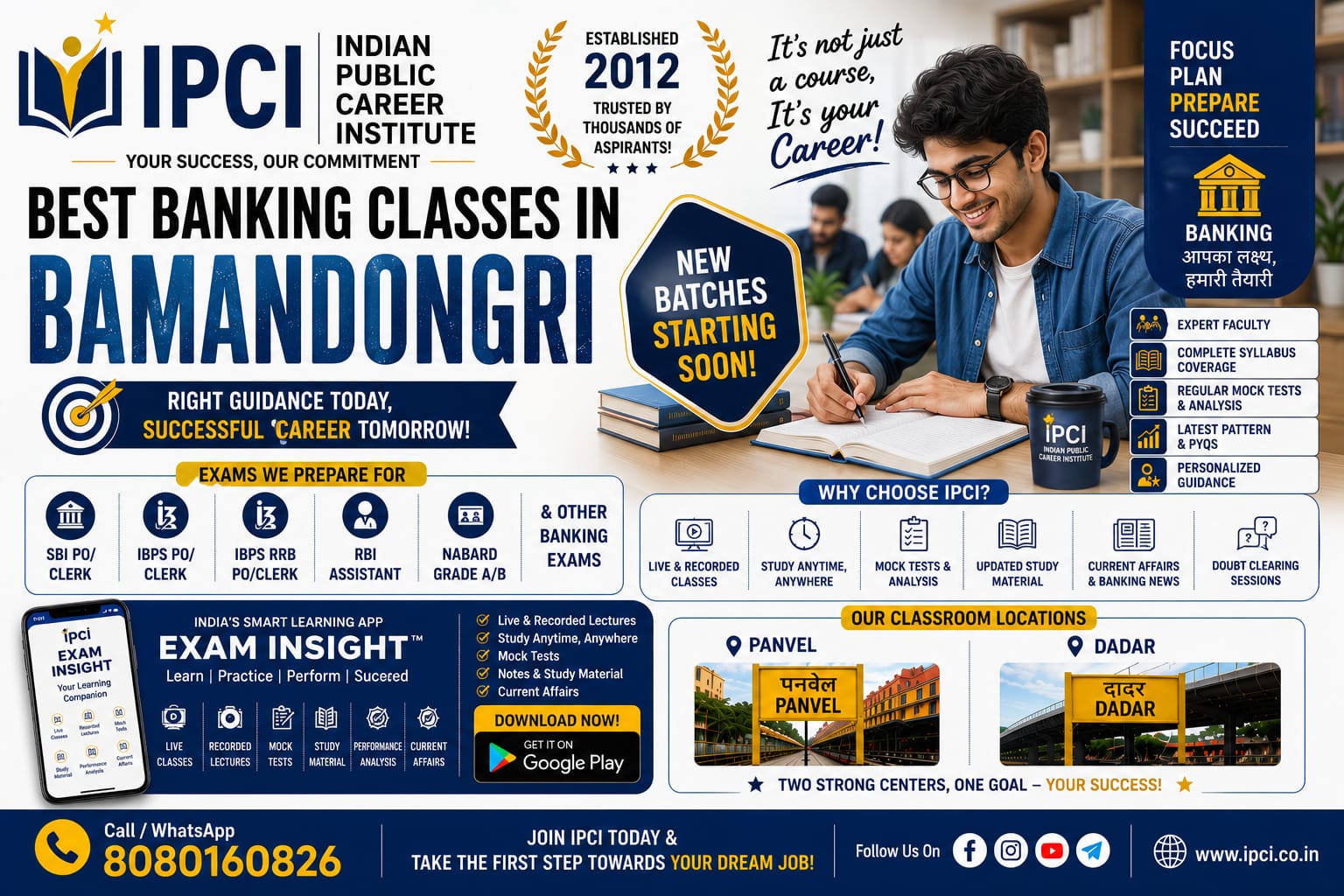 Best Banking Classes in Bamandongri for IBPS, SBI & RBI Exams