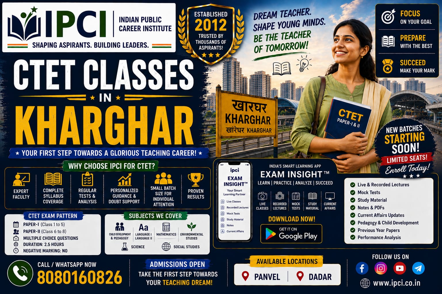 Best CTET Classes in Kharghar – Best Coaching for Future Teachers