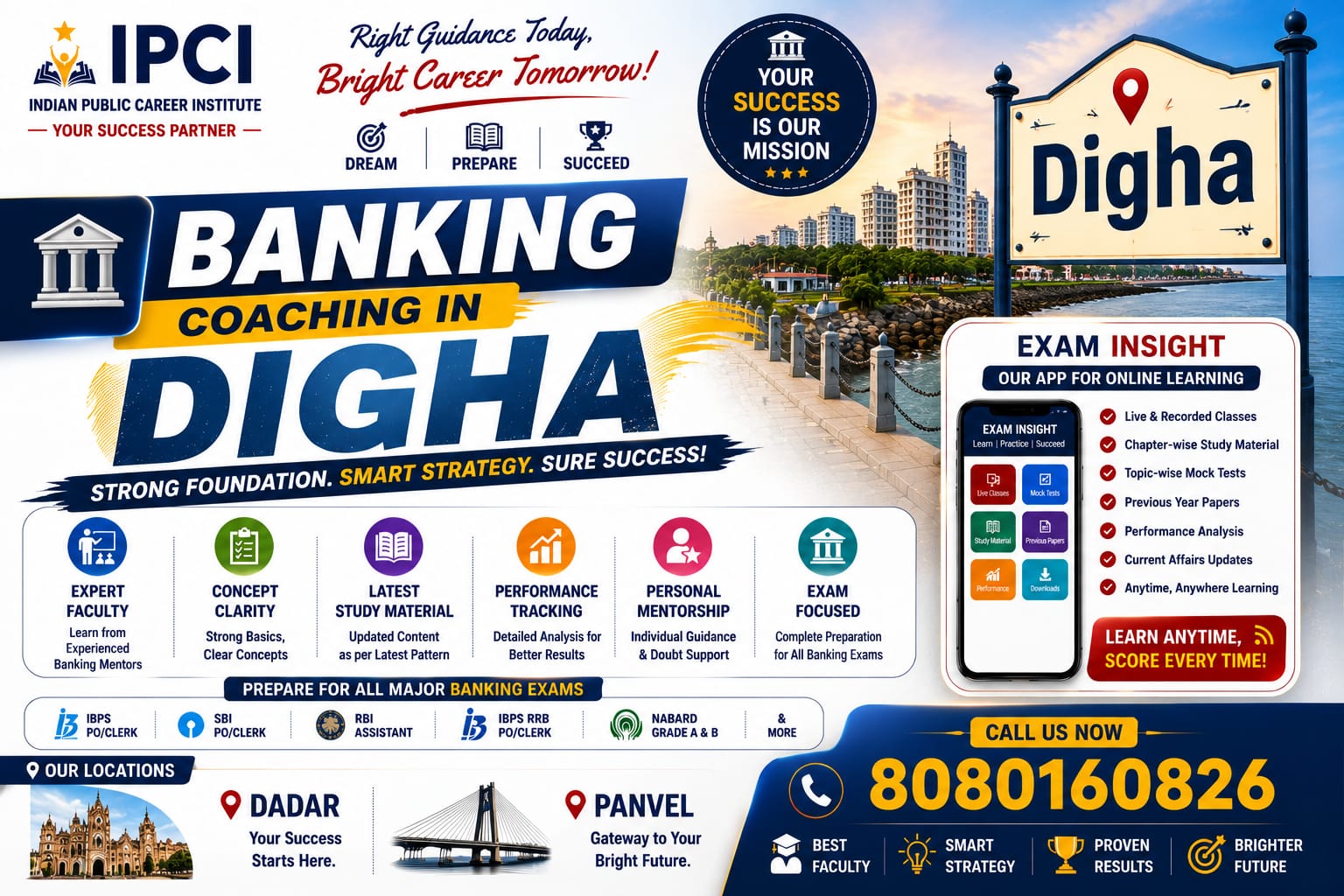 Best Banking Classes in Digha | Best Banking Coaching in Digha | Exam Insight