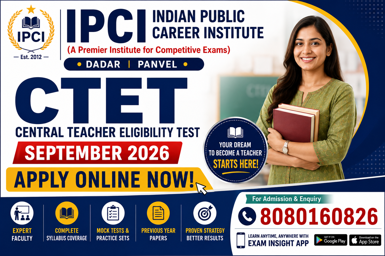 CTET September 2026 Notification Out – Apply Online for Paper I & Paper II | Exam Insight