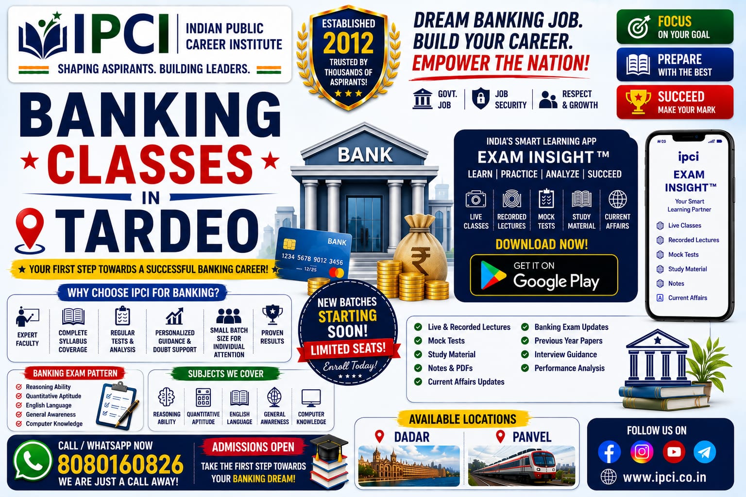 Best Banking Classes in Tardeo | SBI PO, IBPS, RBI & Bank Exams Coaching