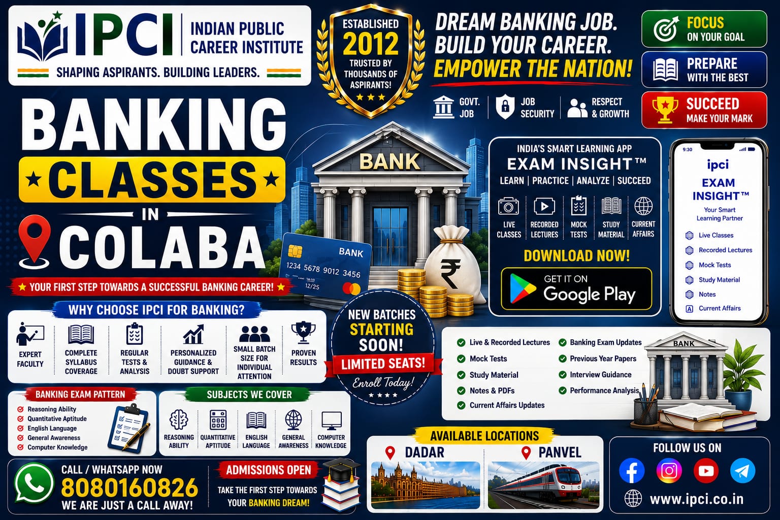 Best Banking Institution in Colaba | SBI PO, IBPS, RBI & Bank Exams Coaching