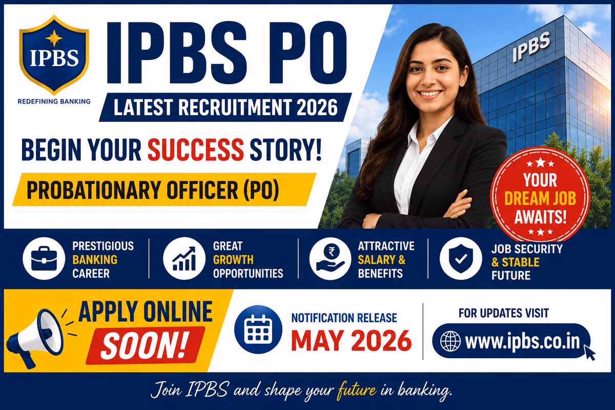 IBPS PO Recruitment 2026 Notification Out – Apply Online for 6,715 Posts