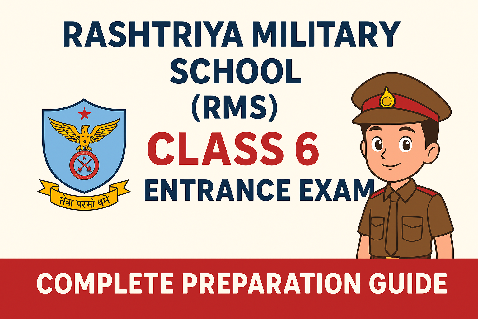 Rashtriya Military School (RMS) Class 6th Entrance Exam: Complete Preparation Guide
