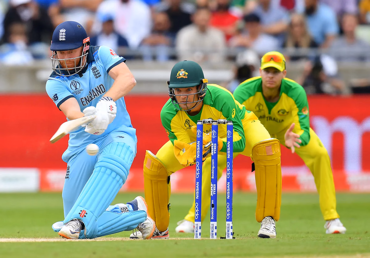 Jonny Bairstow batting semifinal match England Australia 2019
