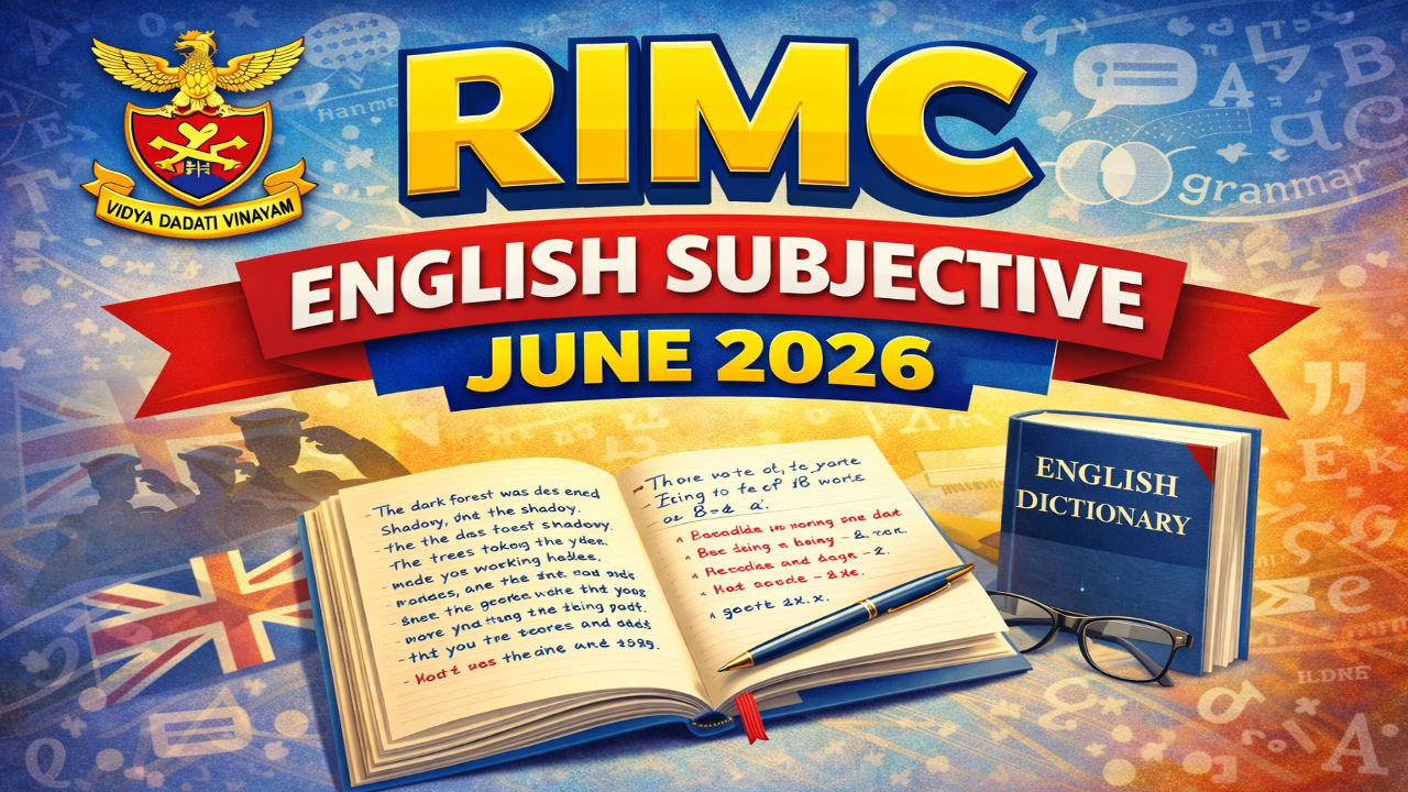 RIMC English Subjective Test Series June 2026